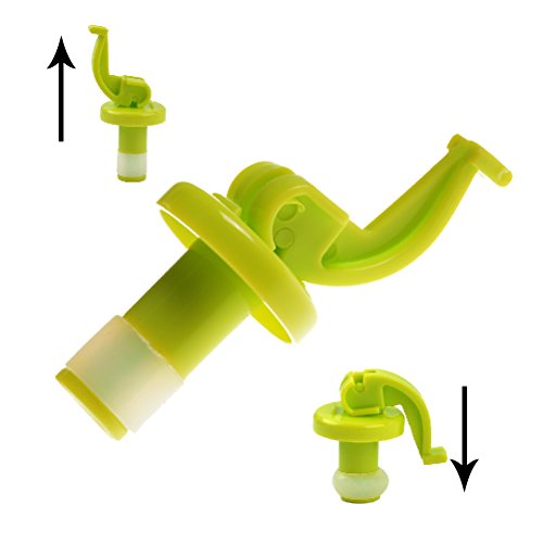 4 Pcs BPA-free Plastic Wine Bottle Stoppers Saver Expanding Cork Airtight