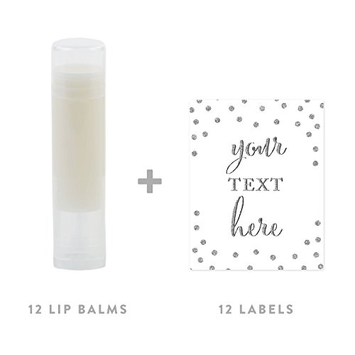 Andaz-Press-Personalized-Lip-Balm-Party-Favors-Faux-Silver-Glitter-Print-Your-Text-Here-12-Pack-Custom