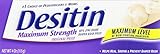 Desitin Diaper Rash Paste, Maximum Strength, Original 4 Ounces (Pack of 6)