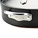 Anolon Nouvelle Copper Hard-Anodized Nonstick Covered Wok, 12-Inch, Dark Gray