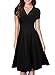 Miusol Women's Retro V-Neck 1950'S Vintage Bridesmaid Party Dress