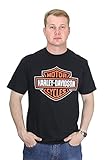 Barnett Harley-Davidson Harley-Davidson Mens Significant B&S Black Short Sleeve T-Shirt (Large)