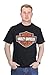 Barnett Harley-Davidson Harley-Davidson Mens Significant B&S Black Short Sleeve T-Shirt (Large)