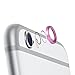 For iPhone 6s Plus Camera Lens Protector,IC ICLOVER Metal Camera Lens Protector Case Cover Ring Circle For iPhone 6s Plus/Iphone 6 Plus 5.5"-Pink