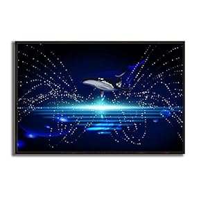 Framed Canvas Wall Art for Living Room, Bedroom Dreamland Theme Canvas Prints for Modern Home Decoration Ready to Hang - 16"x24" inches