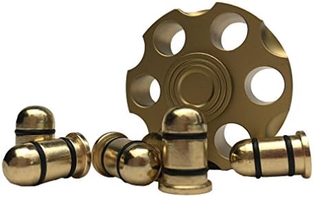 Kool KiDz Bullet Fidget Spinner Gold Removable Bullets Collectible Novelty NEW 2017 Summer