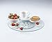 LANSH Tempered Glass 14 Inch Lazy Susan and Rotating Tray for Cabinet Organization and Cheese Tray