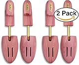 STRATTON CEDAR SHOE TREE 2-PACK FOR MEN (for 2 pairs of shoes) - GROWN IN USA