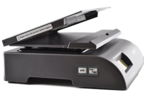 Weighmax Capacity Postal Shipping Scale, Battery and AC Adapter Included, Gray (W-2822-50-GRAY)