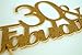All About Details 30 & Fabulous Cake Topper (Gold),1 PC, Happy 30th Birthday, Party Decor, Glitter Topper