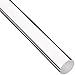 Acrylic Round Rod, UV-Resistant, Transparent Clear, Meets UL 94HB, 3/16