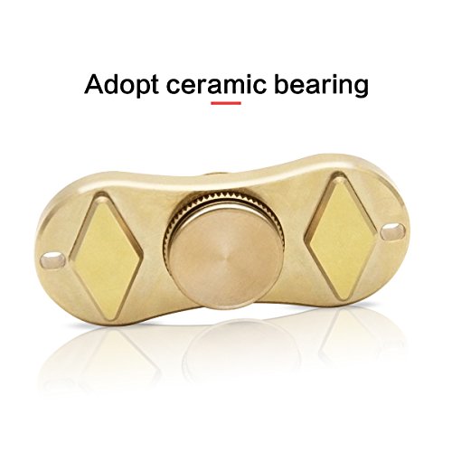 Hand Spinner High Speed Brass Metal EDC Fidget Toys Relieving ADHD, Anxiety, Stress and Boredom