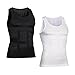 Hoter Mens Body Shaper Slimming Vest, Men's Compression Base Layer Slim Compression Muscle Tank Shapewear