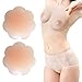 Goldfarm Nippleless Covers, Pasties, Silicone Reusable Breast Pasties Adhesive Bra (4 Pairs Round+4 Pairs Flower 2019 Version)