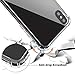 MOONLUX Transparent Case Compatible for Apple iPhone Xs (2018) and iPhone X, Reinforced Corners TPU Aircushion & PC Back Cover Anti-Scratch, Clear