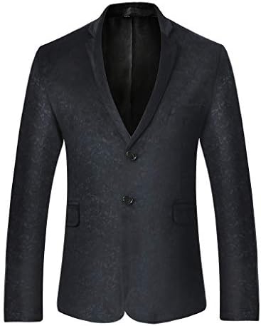 Mens Blazer Jacket Slim Fit Casual Two Button Solid Suit Separate Jacket