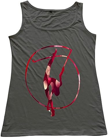 Onlyprint Women's Rhythmic Gymnastics Girl Tank Top Size S US DeepHeather
