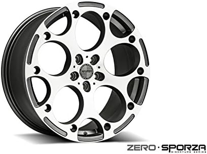 19" Inch Sporza Zero Graphite / Machine Wheels Rims Only | Set of 4 | Financing Available | Infiniti Audi Mercedes Dodge Chevy Chrysler Acura Ford Lexus Nissan BMW