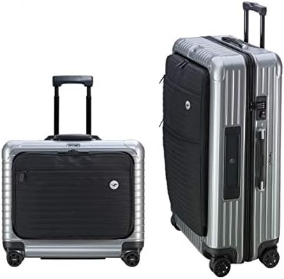 RIMOWA Lufthansa Bolero Multiwheel with RIMOWA Electronic Tag Set III, Silver (85L,30L)