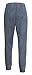 Women's Casual Drawstring Waist Cotton Chambray Denim Acid Wash Jogger Pants