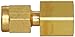 Parker A-Lok 4FSC4N-B Brass Compression Tube Fitting, Adapter, 1/4