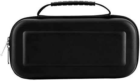 Carrying Case for Nintendo Switch with 10 Game Cart Slots Double Zipper Design,Soft Inner Protects Nintendo Switch Console Joy cons