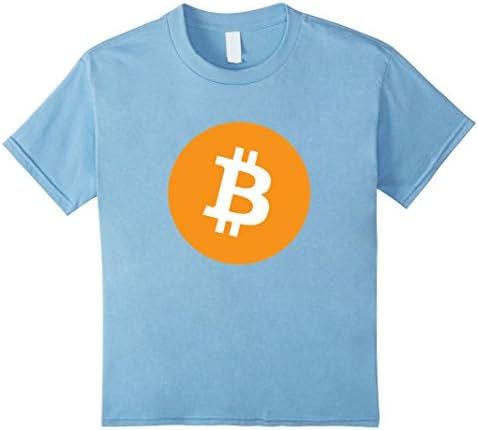 Kids Bitcoin T-Shirt 12 Baby Blue