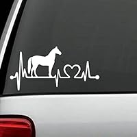 Bluegrass Decals K1074 Horse Heartbeat Lifeline Decal Sticker