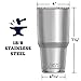 YETI Rambler 30 oz Stainless Steel Vacuum Insulated Tumbler w/MagSlider Lid, Reef Blue
