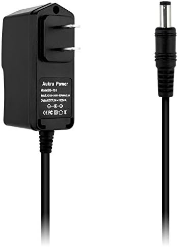 Aukru 7.5V 1000mA Power Supply AC Adapter Charger for Philips SCD535 DECT Video Monitor - Baby Unit