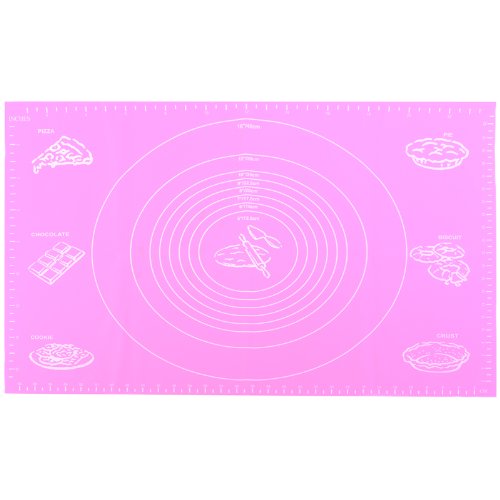 NonStick Silicone Rolling Mat Pink Amazon.co.uk Kitchen & Home