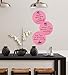 WallPops Flirt Dry Erase Dot Decals,Pink