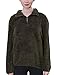 Jjyee Womens Sherpa Pullover Frosty Tipped Pile Pullover Double-Sided Hoodie 1/4 Zip Womens Fleece Fuzzy Sweatshirt
