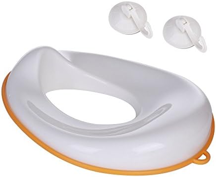 Toilet Seat for Potty Training - Ring Toddler Potty Training Seat for Round and Oval Toilet, Portable, Nonslip, Secure with Hooks