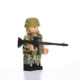 Army Minifigure WWII German Fallschirmjager (Paratrooper) Custom Building Military Soldier