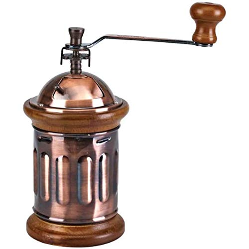 HKD Retro Handkurbel Kaffeemühle Tragbar Handschleifer für Kaffeebohnen Nüsse Gewürze Getreide