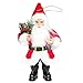 Costyleen Christmas Santa Claus Figure Decoration Ornament Gift Small Doll Toy Table Home Decor Festival Pendant Large Xmas Tree Hanging 4pc - 7.6in