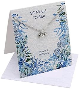 CGB Giftware Beside The Seaside Pewter Whale Necklace (One Size) (Silver)