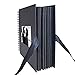 Scrapbook Album, 10 Inches, 80 DIY Black Papes LUNIQI Photo Collection with Phonto Opening and Gift Bow Knot, for Wedding, Valentines,Graduated, Party Day, Love Moment Recorder with 6 Corner Stickers