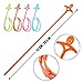 Drain Snake, Hair Grabber Tool, Drain Clog Remover, Drain Hair Catcher, Cleaning tool for Sink, Bathtube Drain, 20 Inch(5 Pack)