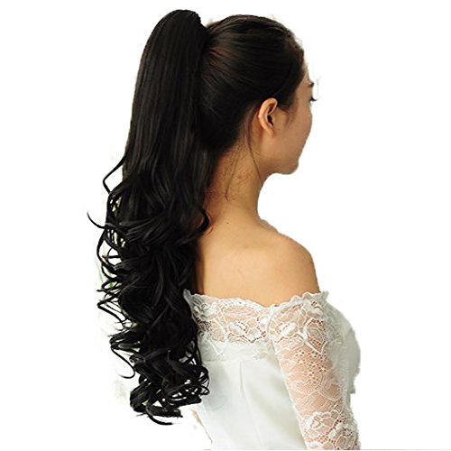 PRETTYSHOP Haarteil Hair Piece Zopf Pferdeschwanz ca 60cm Hitzebeständig wie Echthaar div. Farben H48