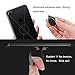 Uspeedy Finger Ring Spinner, Phone Finger Grip Ring Stand with 360 Degree Rotation No Loose Smartphones Metal Holder for Mobile Cell Phone (1 8 Gray)