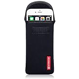 iPhone 6S Plus Case, Shocksock [Black] iPhone 6S Plus Neoprene Case Impact Resistant Pouch with Velcro Closure for iPhone 6 Plus / 6S Plus - Black