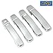 E-Autogrilles Triple Chrome Plated ABS 4 Door Handle Cover with Smart Keyhole for 07-13 Nissan Altima / 04-09 Nissan Quest / 07-12 Nissan Sentra / 04-08 Nissan Maxima (64-0406)