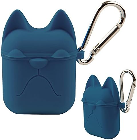 ENSULTD Silicone Protective Case For Airpods Shock Proof, Scratch Proof (Dog-Deongaree)