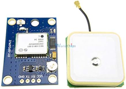 1Pcs NEO-6M GPS Module GY-GPS6MV2 NEO6MV2 Buit-in EEPROM APM2.5 Antenna RS232 TTL Board for Arduino Flight Control 3V-5V