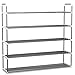 Shoe Rack with 5 Shelves-Five Tiers for 30 Pairs-For Bedroom, Entryway, Hallway, and Closet- Space Saving Storage and Organization by Home-Complete