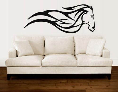 Animal Beautiful Horse Head Wall Decor Vinyl Decal Sticker Tz95