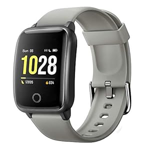 Fitpolo Trackers oefeningen met hartslagmeter voor volwassenen, uniseks, zilver, paars