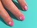 ALLYDREW Fingernail Stickers Nail Art Nail Stickers Self-Adhesive Nail Stickers 3D Nail Decals - Bows, Hearts & Flowers (3 Designs/6 Sheets)